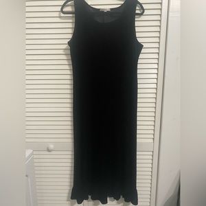 Vintage Spencer Alexis Black Velvet Dress
